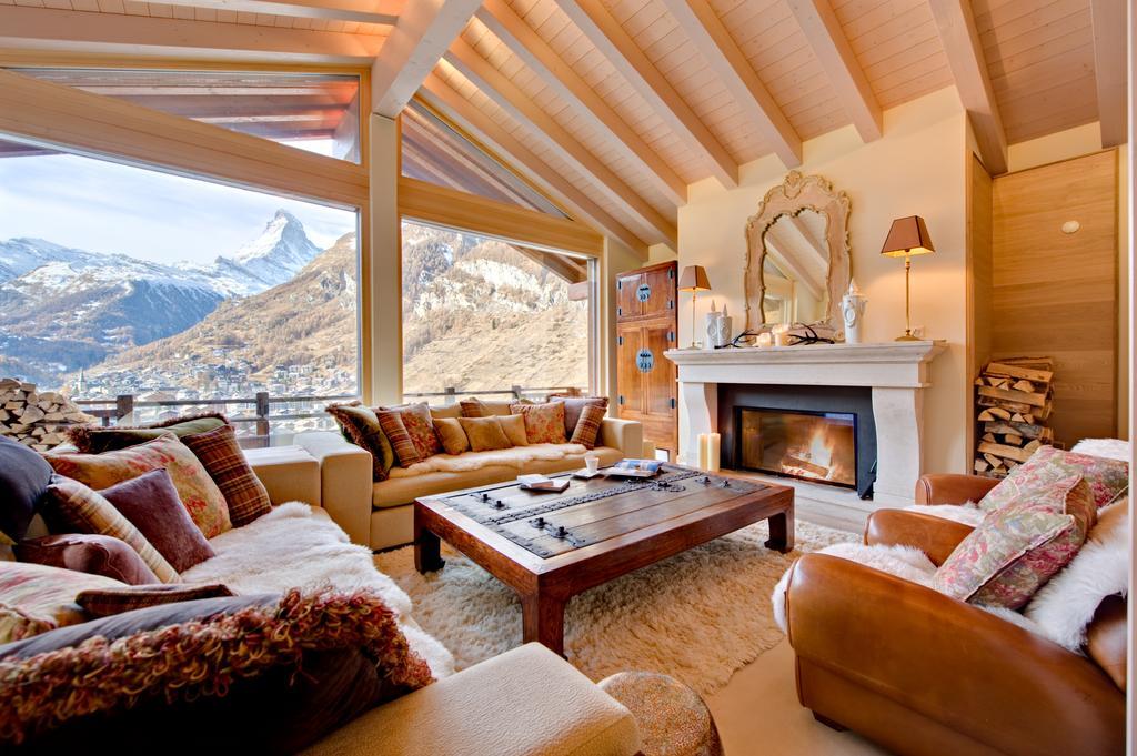 Chalet Grace Villa Zermatt Rum bild