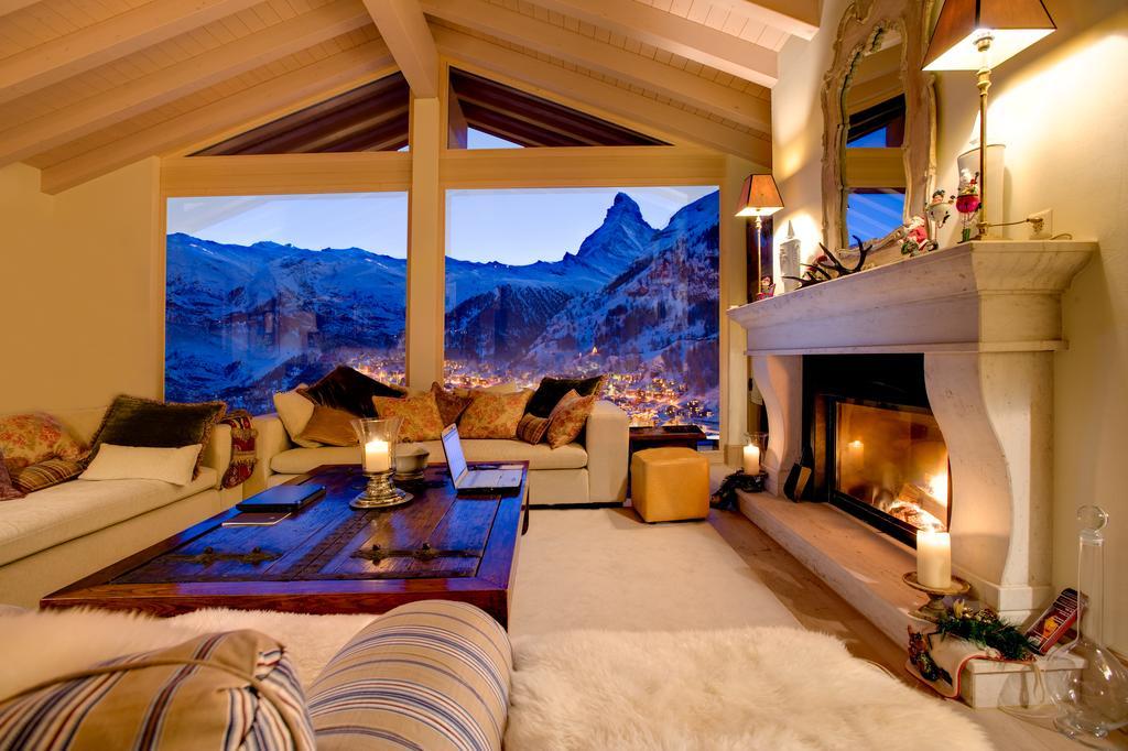 Chalet Grace Villa Zermatt Rum bild